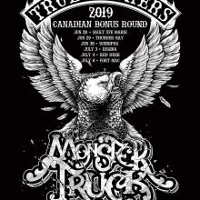 Hey Saskatchewan! @ilovemonstertruck are here with @blackthunderband on Wednesday, July 3rd! There is still time to grab tickets from Janelle @vintagevinylsk #yqrevents #yqrwd #theexchangelive #yqr