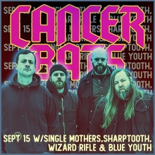 Sunday! @cancerbats at the Exchange! All ages! #yqr #yqrevents #seeyqr #yqrwd @warehouseyqr