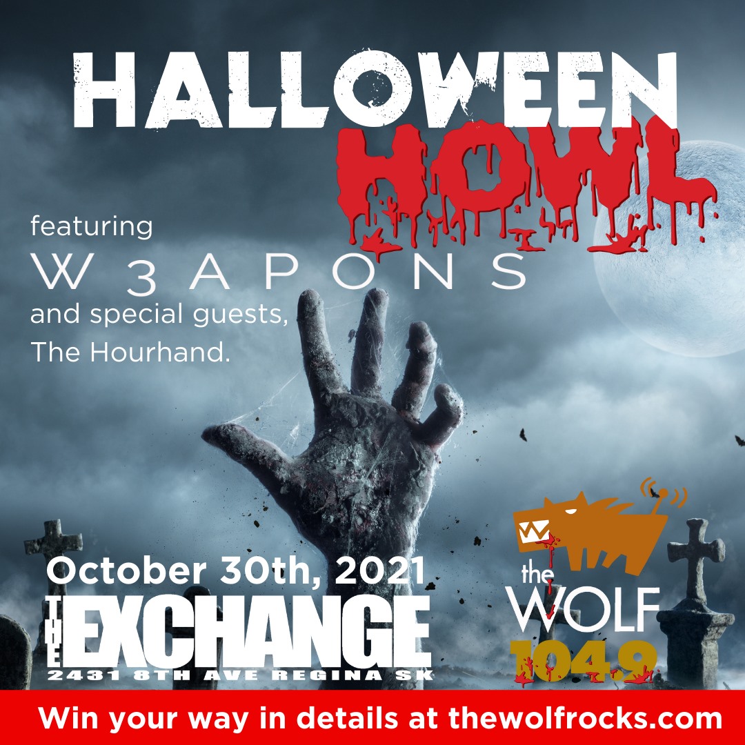 104.9 THE WOLF'S HALLOWEEN HOWL W/ W3APONS, THE HOURHAND, AND DUSTIN RITTER AND THE BLUE BASTARDS - OCTOBER 30, 2021