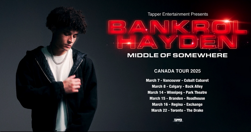 Bankrol Hayden - MIddle of Somewhere Canada Tour 2025 