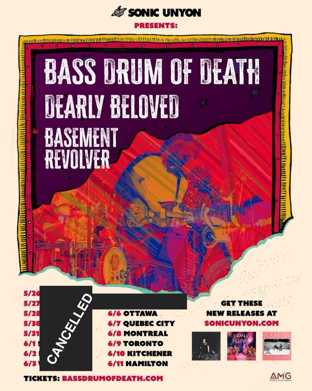 Bass Drum of Death - Cancelled