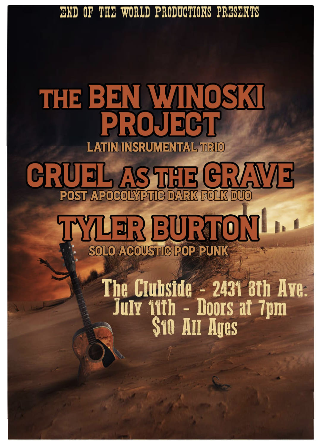 The Ben Winoski Project, Cruel As The Grave, Tyler Burton 