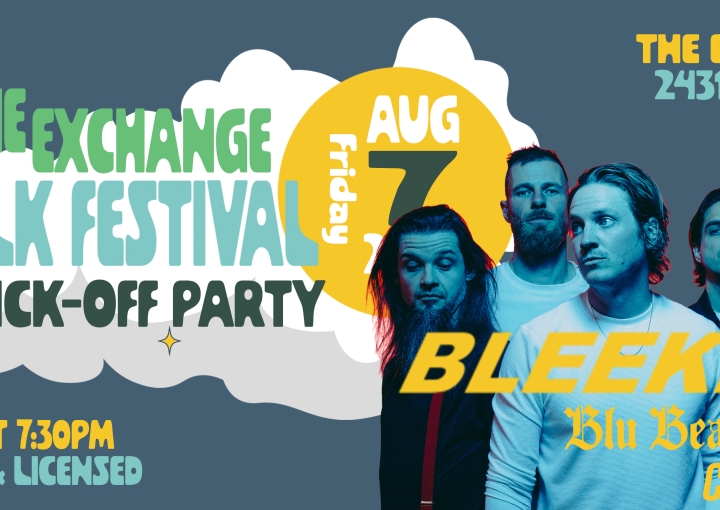 Bleeker - The Exchange Folk Fest KICK OFF PARTY  w/ Blu Beach Band & Cheap Heat