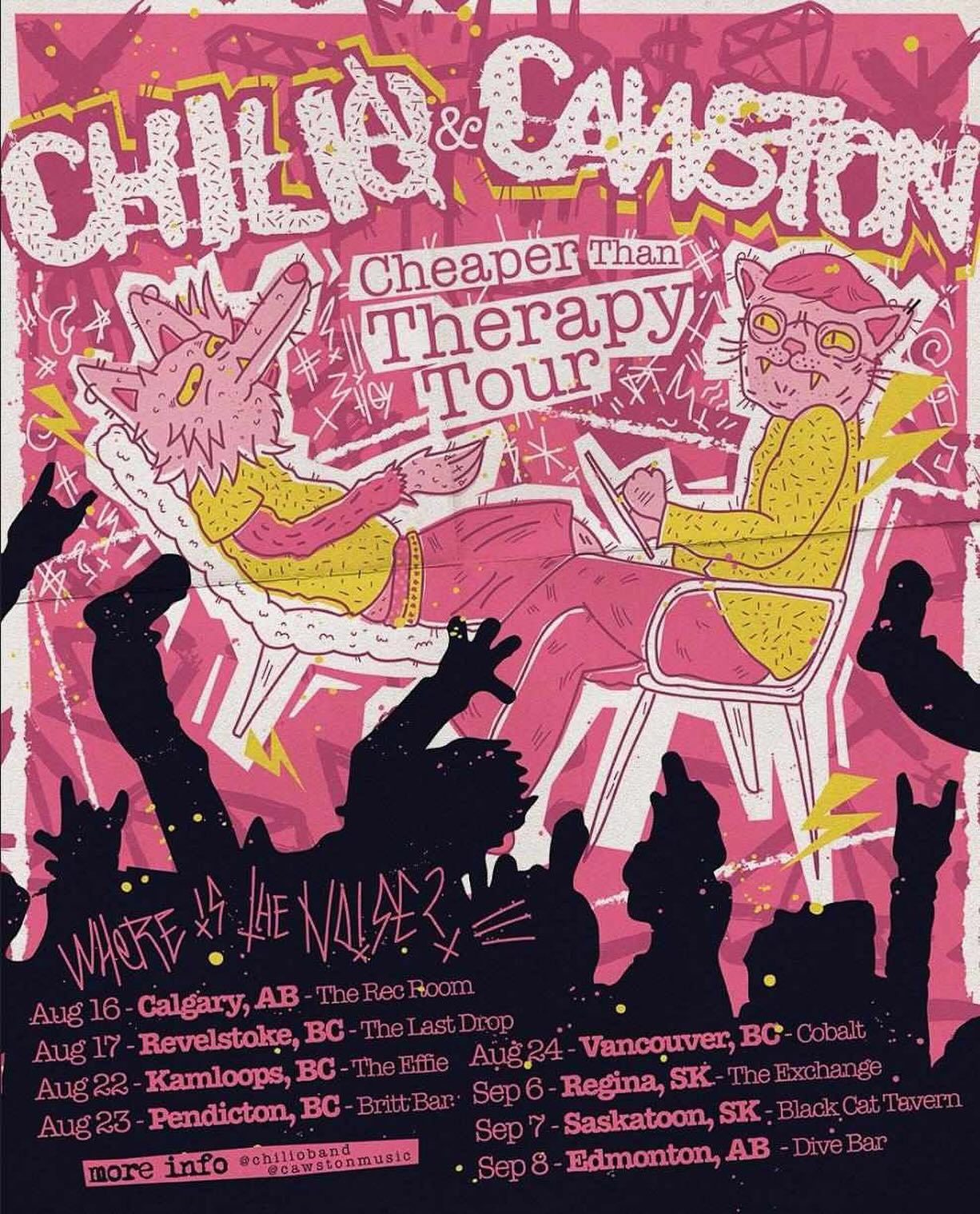 Chiliø & Cawston - Cheaper Than Therapy Tour 