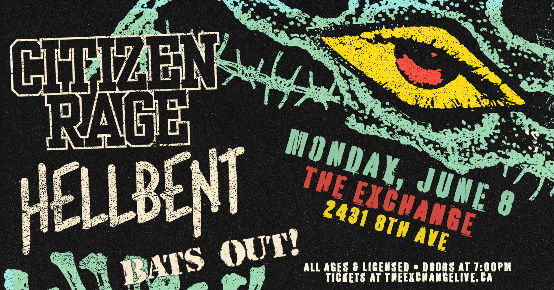 Citizen Rage, Hellbent, Bats Out!