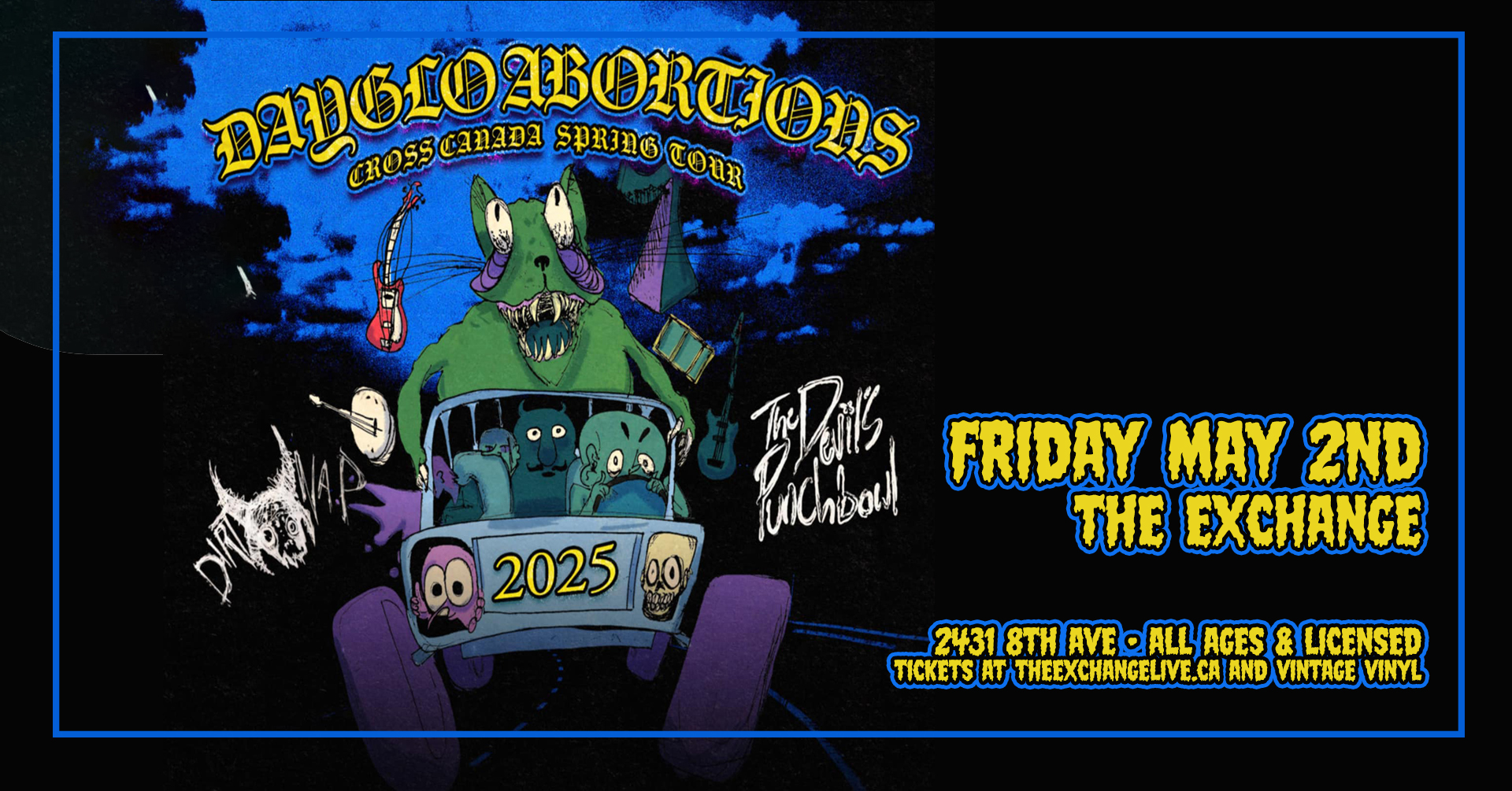 Dayglo Abortions, Dirtnap, The Devils Punchbowl