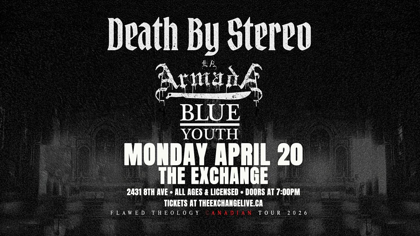 Death By Stereo, La Armada, Blue Youth - Flawed Theology Canadian Tour 2026 
