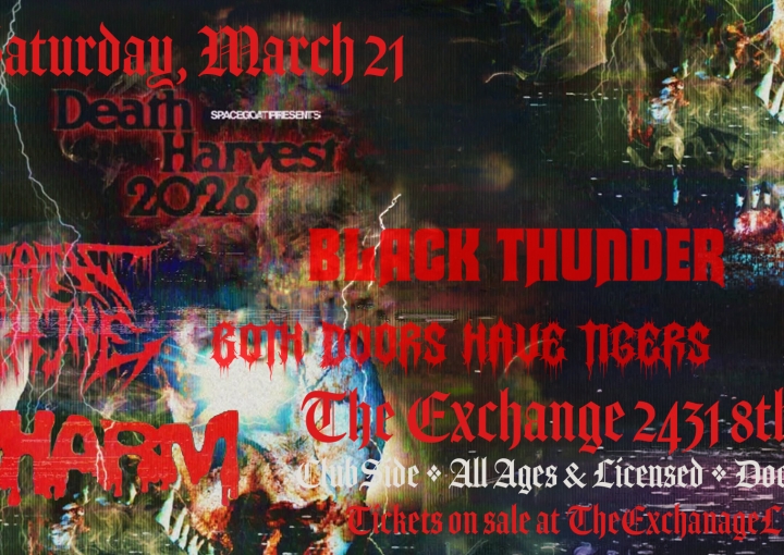 Death Machine, Black Thunder, Pharm, Both Doors Have Tigers