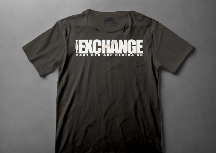 The Exchange fundraiser T-shirt preorder - LOGO SHIRT 