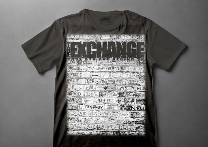 The Exchange fundraiser T-shirt preorder - THE WALL SHIRT 