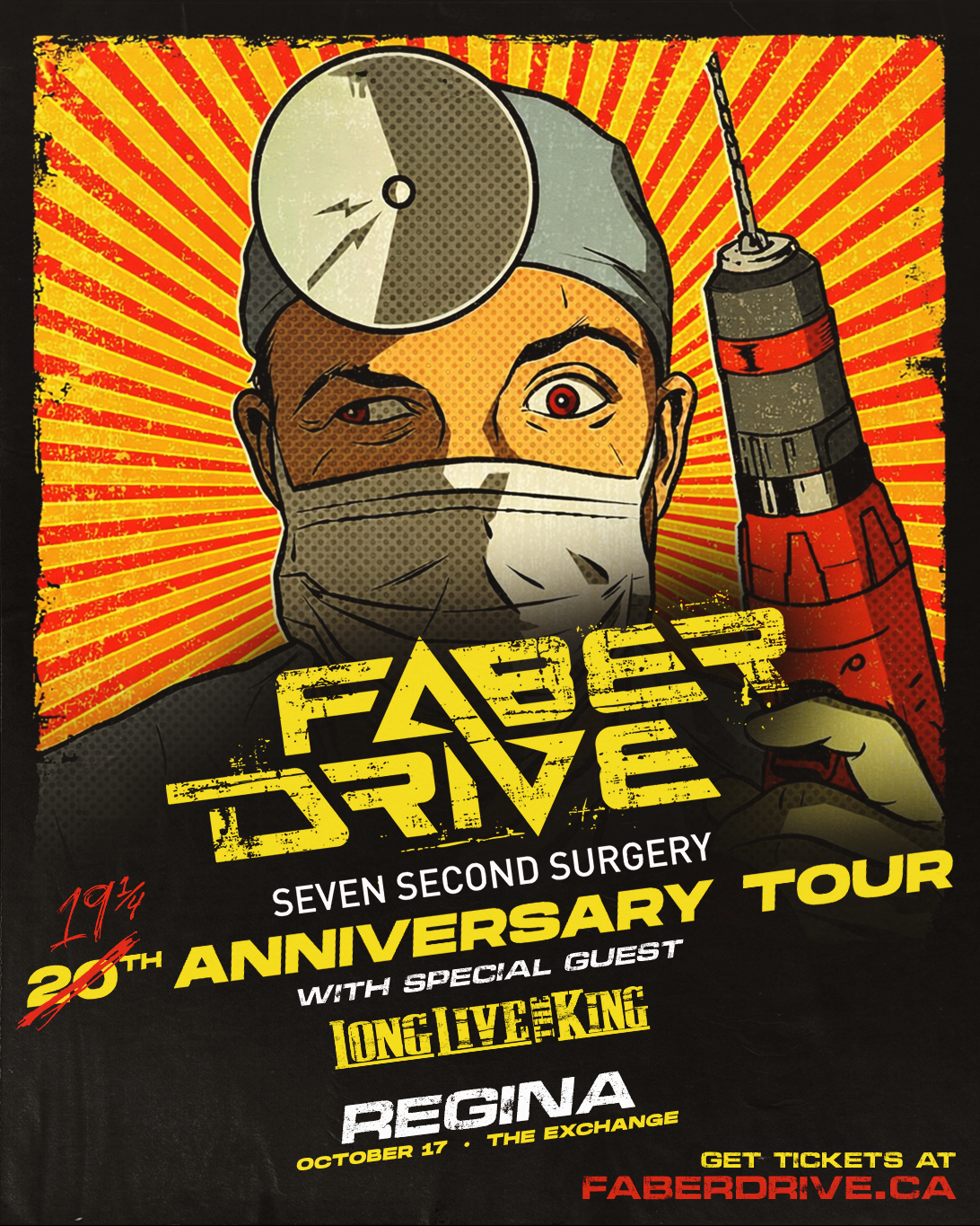Faber Drive - Seven Second Surgery 19 1/4 Anniversary Tour