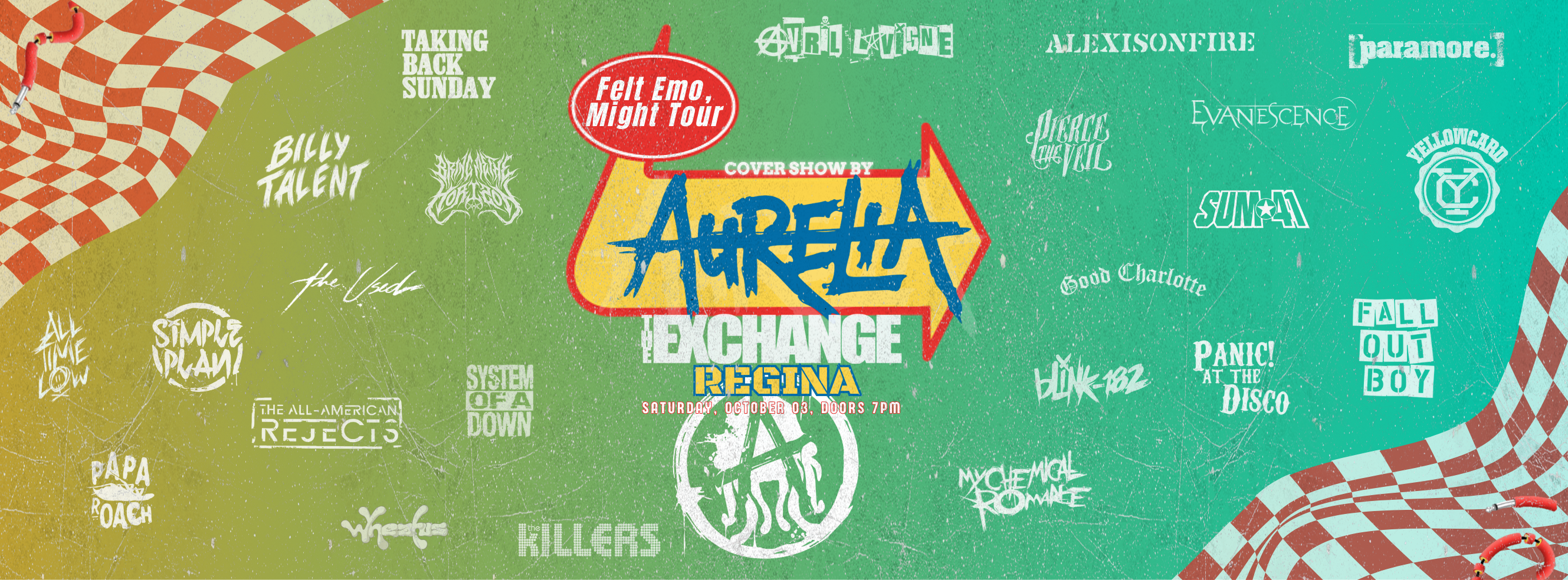 Felt Emo, Might Tour - A Cover Show By Aurelia - October 3rd 