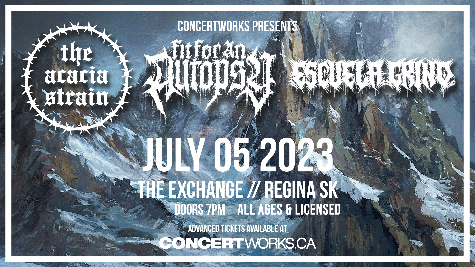 Fit For An Autopsy & The Acacia Strain w/ Escuela Grind