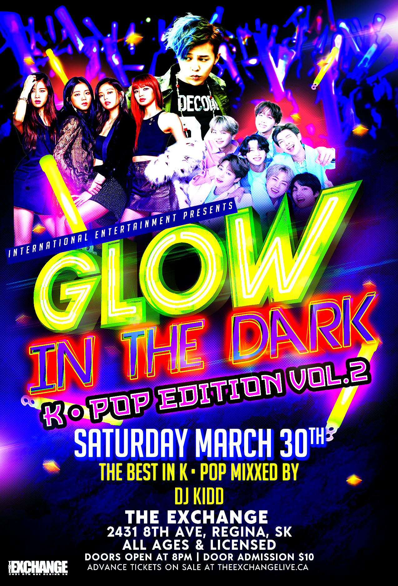 Glow In The Dark - Kpop Edition w/ DJ Kidd