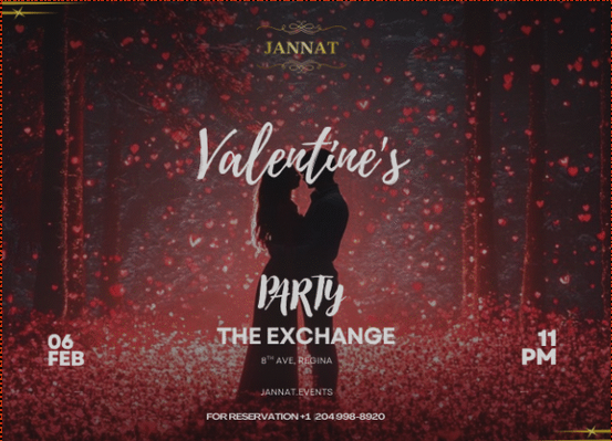Jannat Valentines Party - Bollywood night