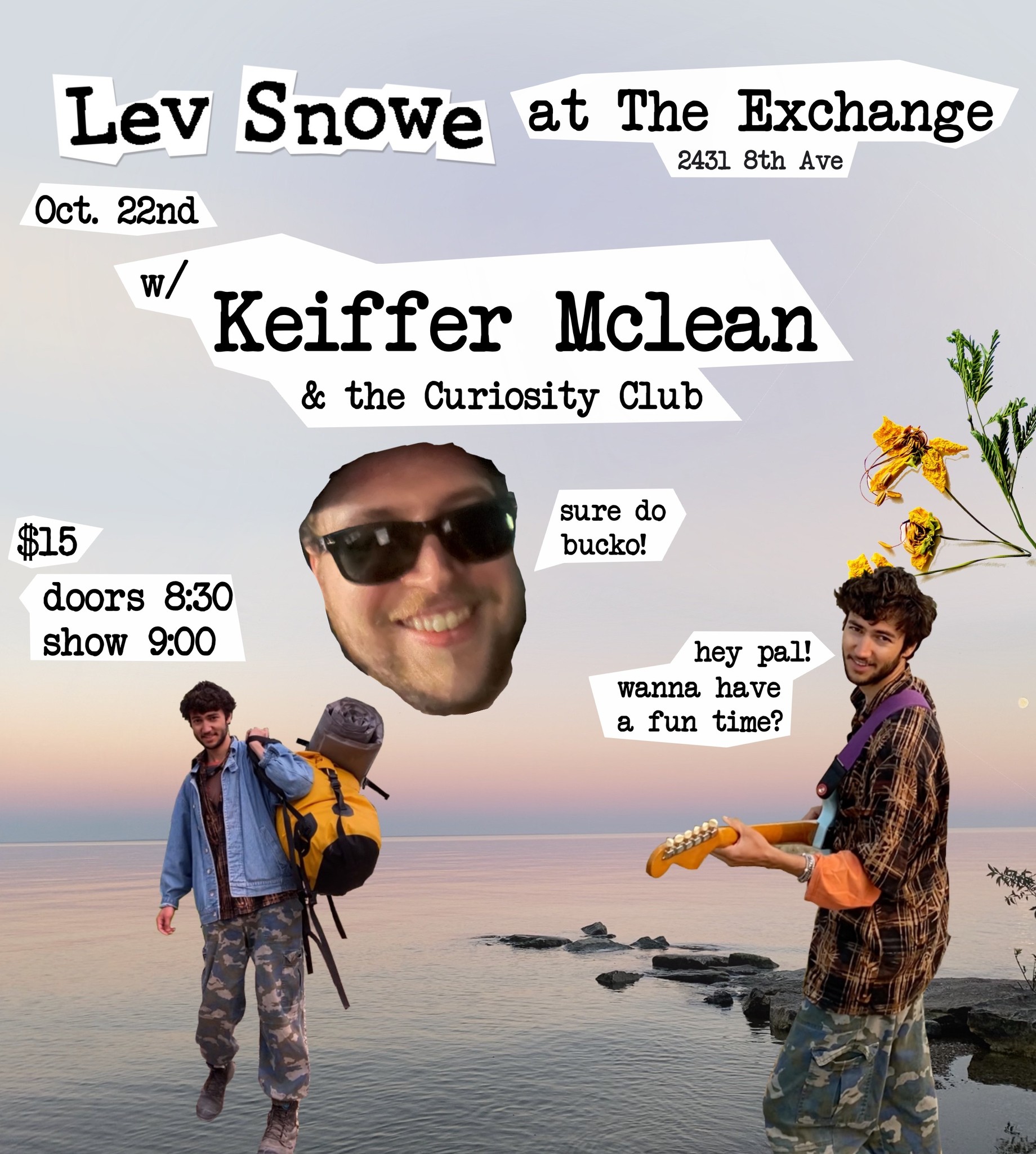 Lev Snowe, Keiffer Mclean & The Curiosity Club 