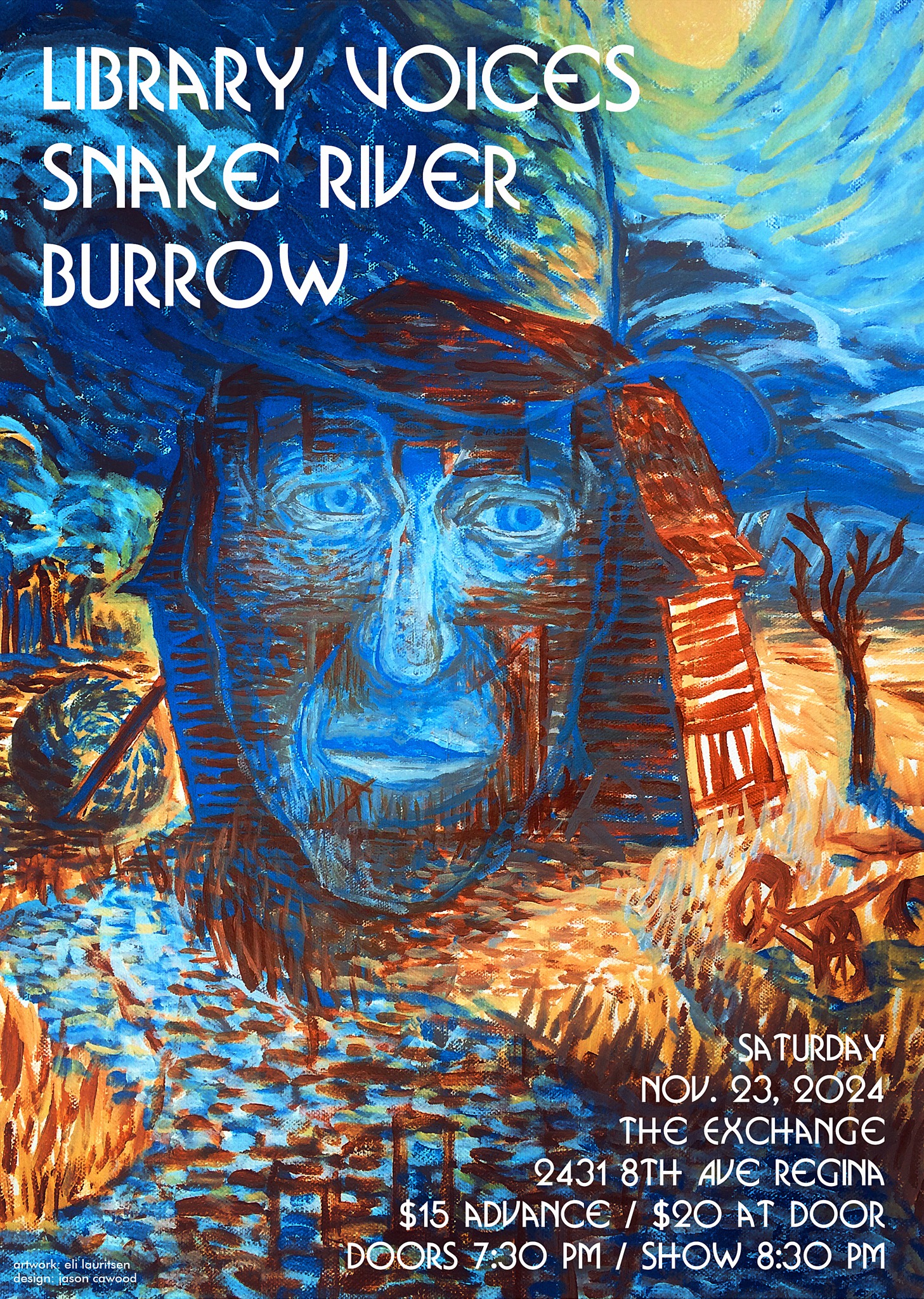 Library Voices, Snake River, Burrow