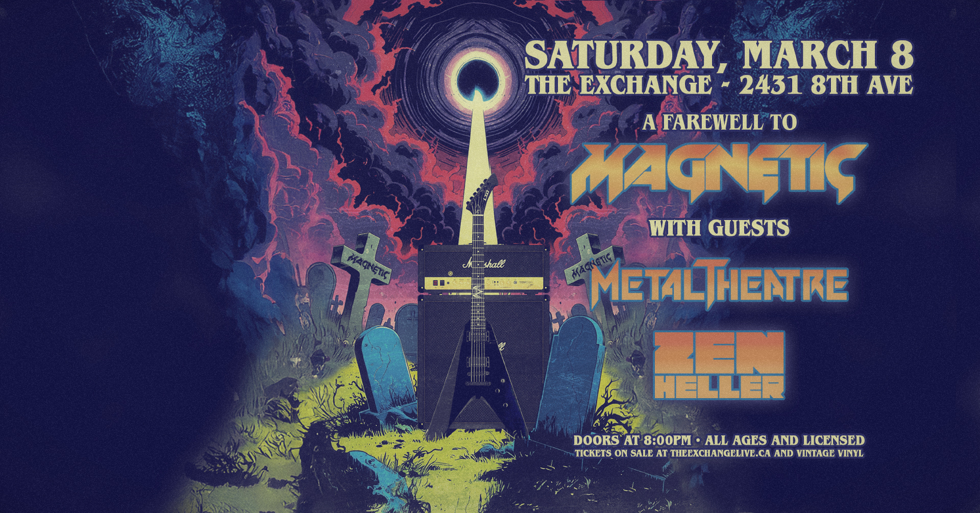 Magnetic's Final Show w/Metal Theatre, Zen Heller 