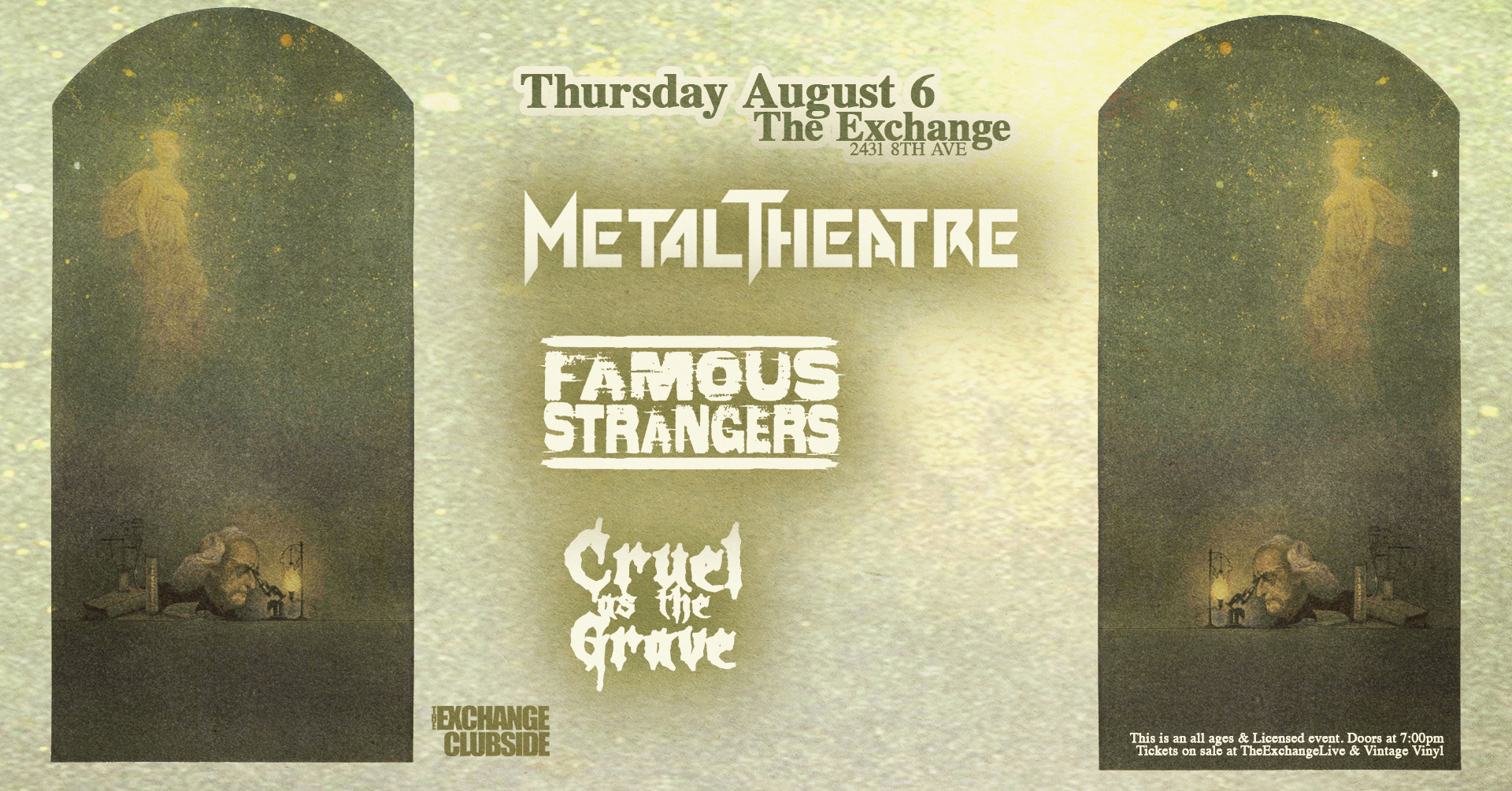 Metal Theatre, Famous Strangers, Cruel As The Grave