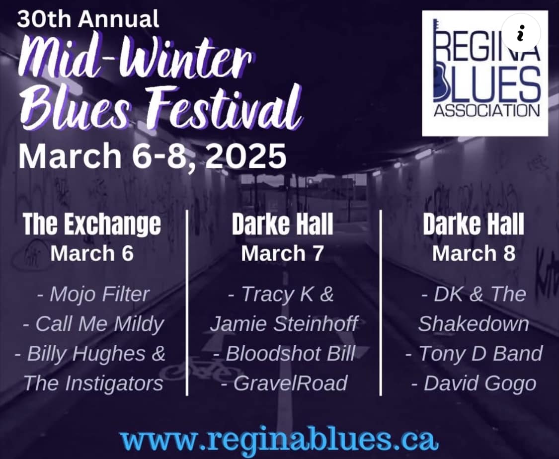 Mid-Winter Blues Festival - Mojo Filter, Call Me Mildy, Billy Hughes & The Instigators