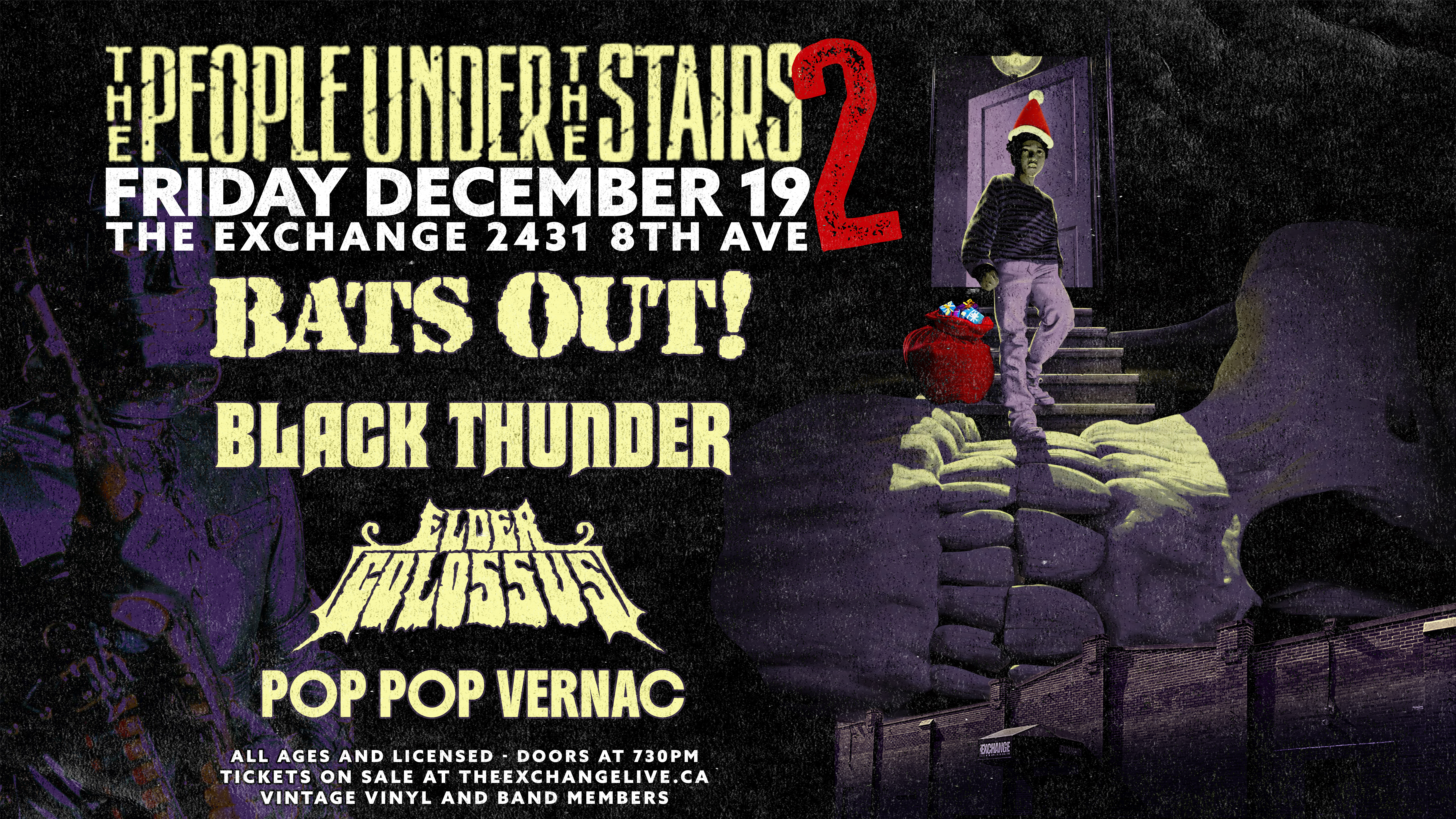 Bats Out!, Black Thunder, Elder Colossus, Pop Pop Vernac - The People Under The Stairs Pt. 2