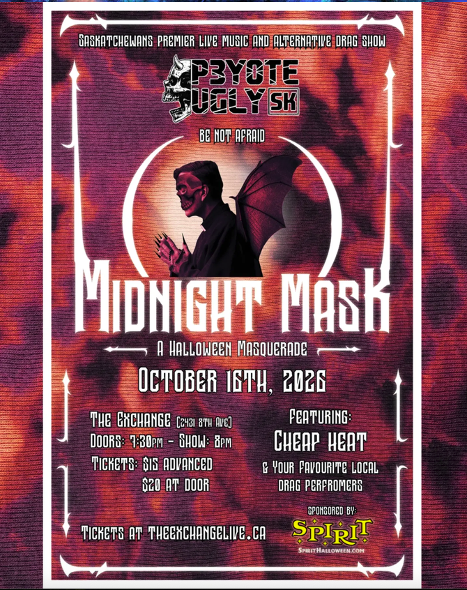 Peyote Ugly - Midnight Mask - A Halloween Masquerade 