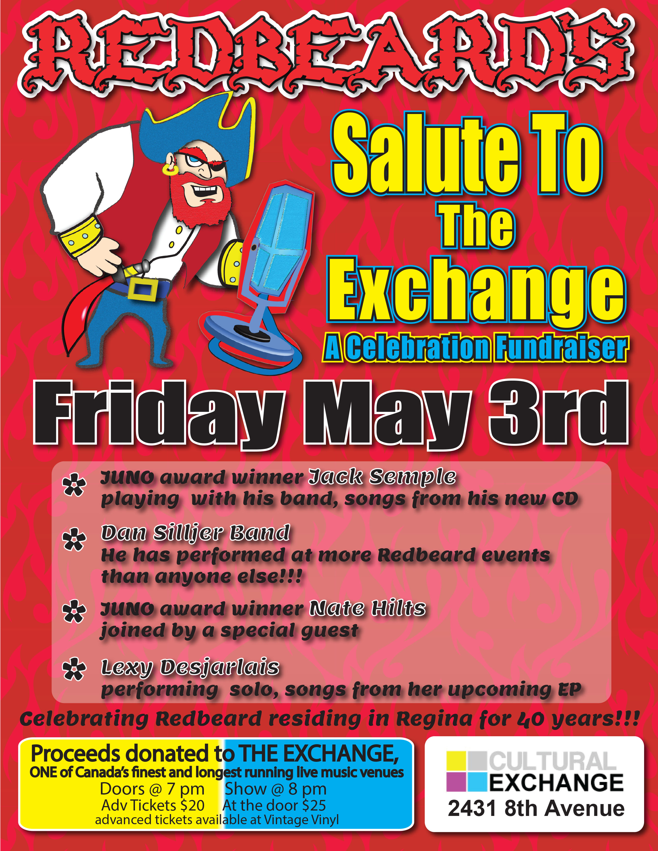 Jack Semple, Dan Silljer Band, Nate Hilts & Lexy Desjarlais - Redbeards Salute to the Exchange