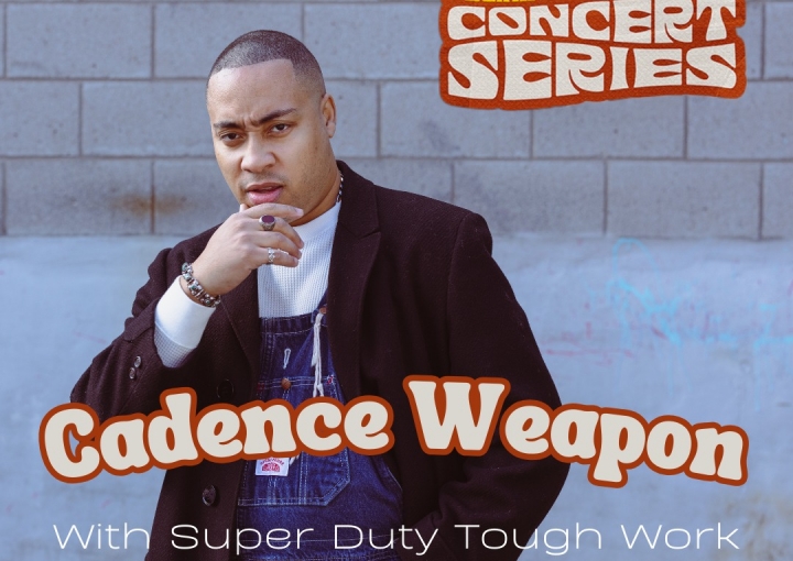 Regina Folk Festival Presents: Cadence Weapon with guests SUPER DUTY TOUGH WORK