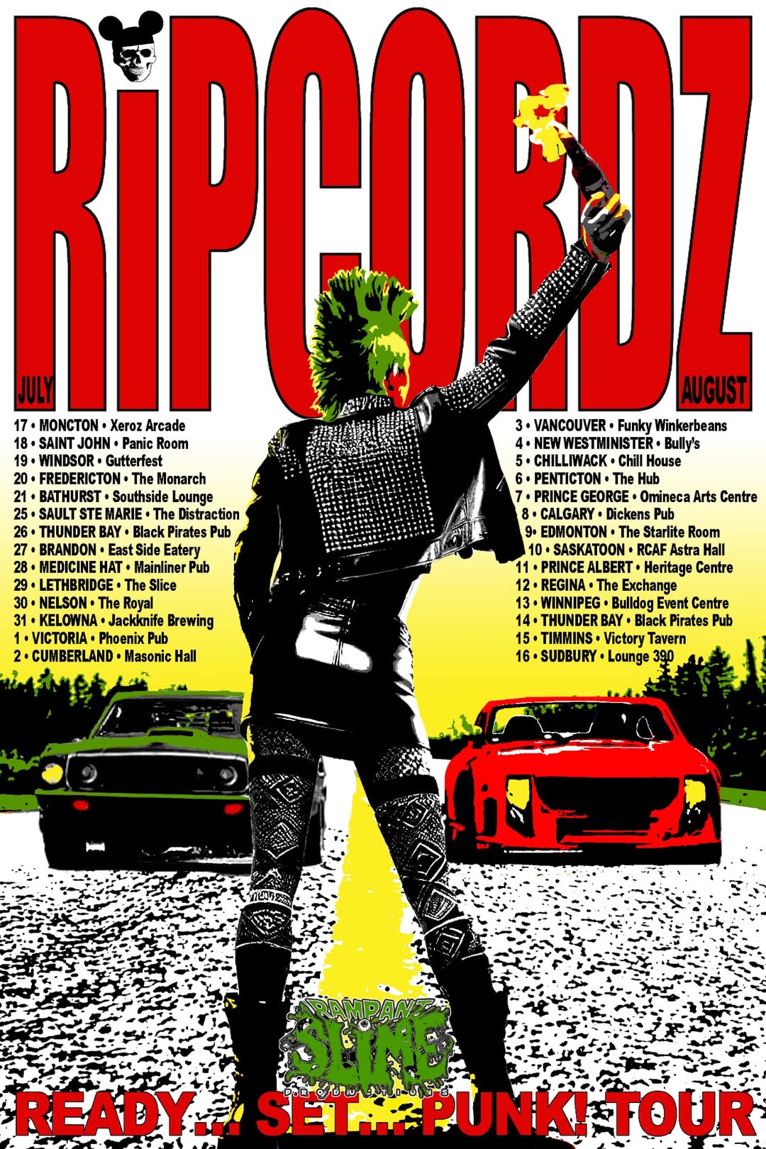 Ripcordz - Ready... Set... Punk! Cross Canada Tour 2025 w/Bats Out!