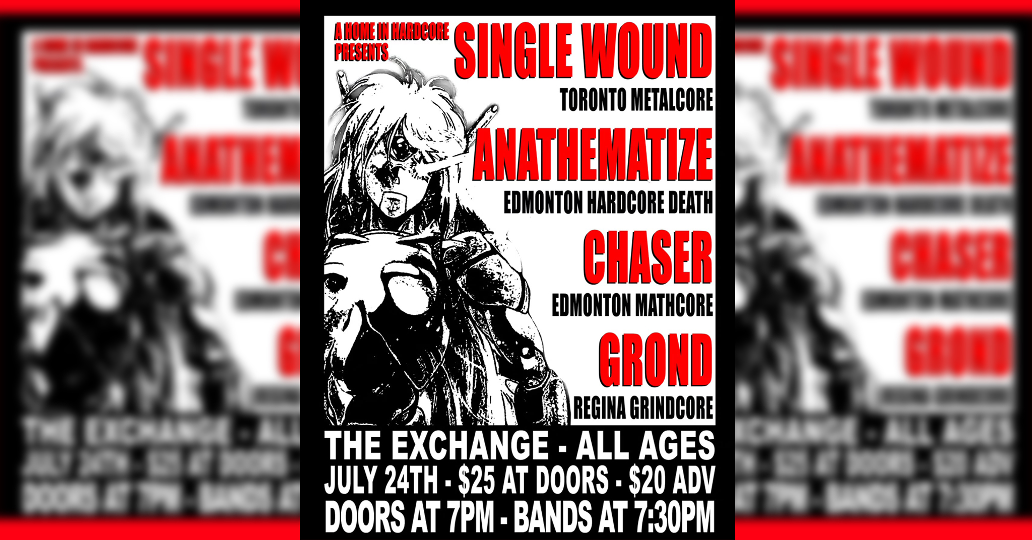 Single Wound, Anathematize, Chaser, Grond