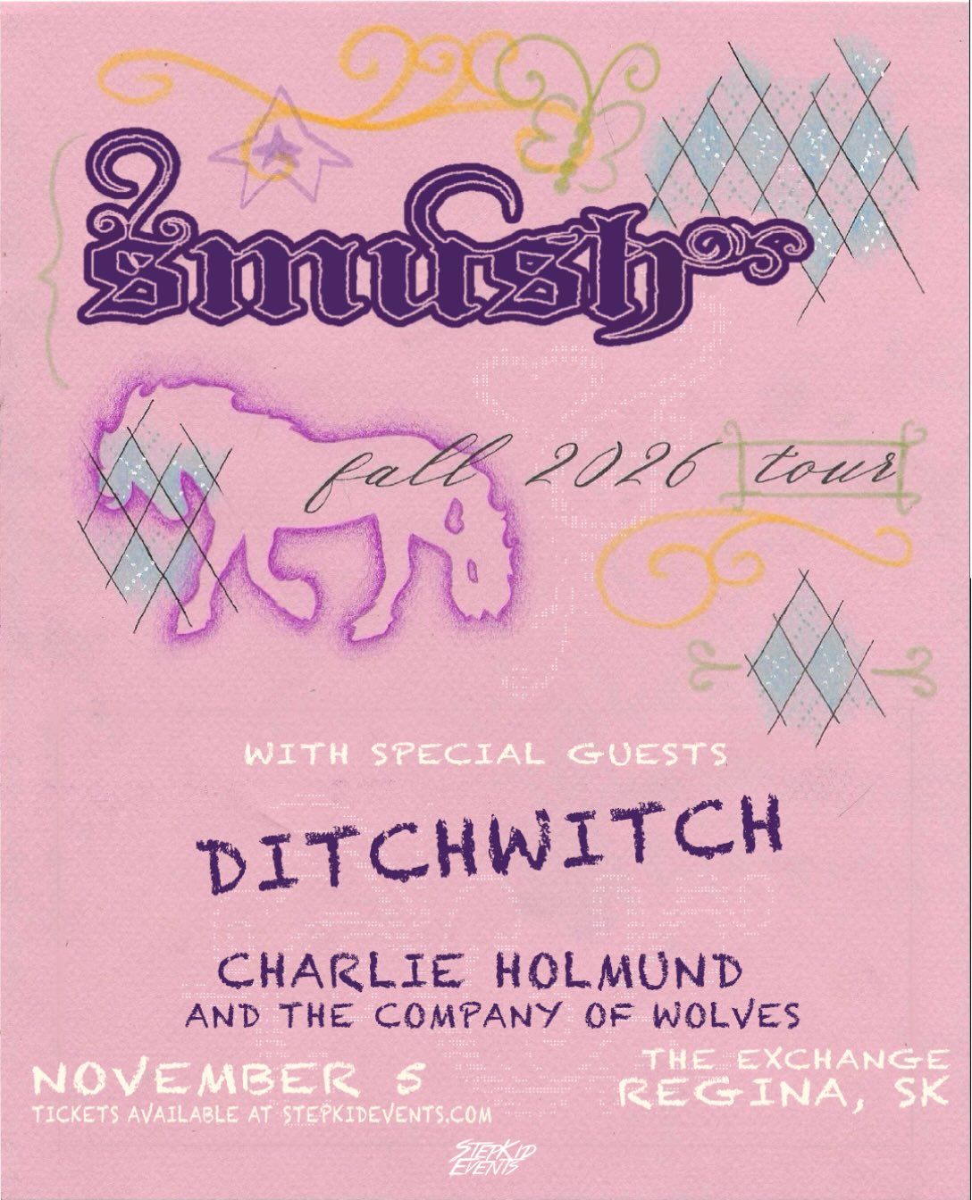 Smush, Ditchwitch, Charlie Holmund and The Company of Wolves
