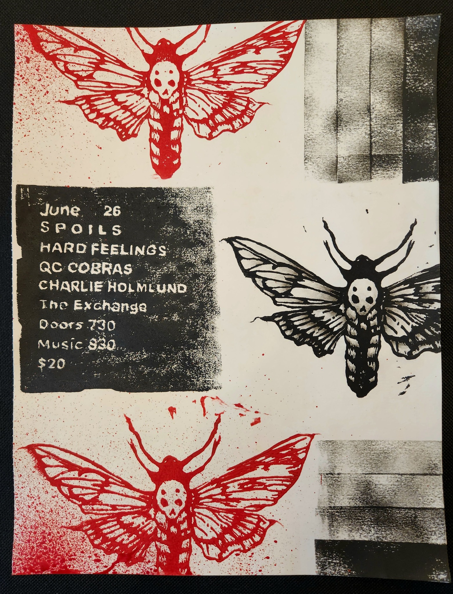 Spoils, Hard Feelings, QC Cobras, Charlie Holmlund