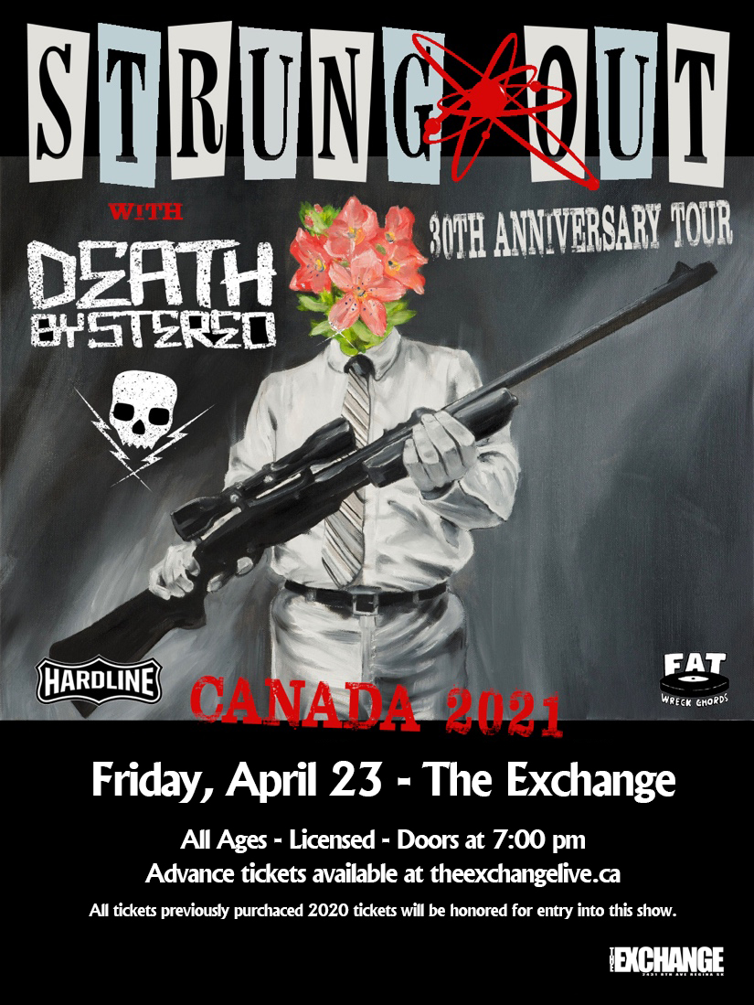 Strung Out, Death By Stereo - NEW DATE April 23 - 2021 - April 23, 2021