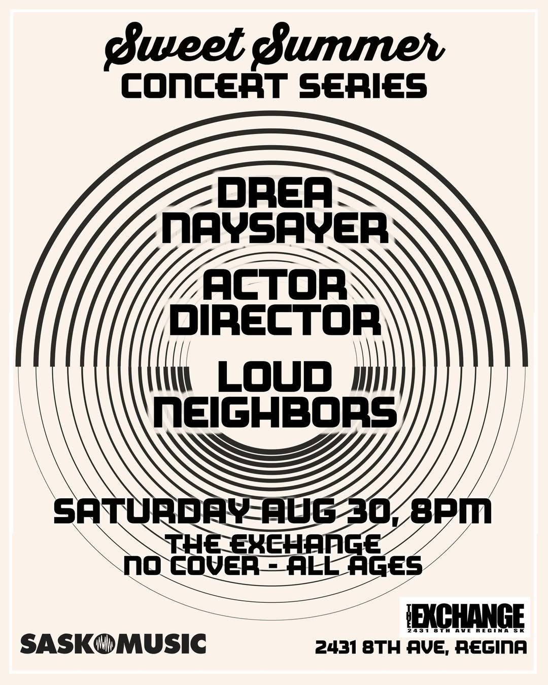 Sweet Summer Concert Series: Drea Naydayer, Actor Director, Loud Neighbors