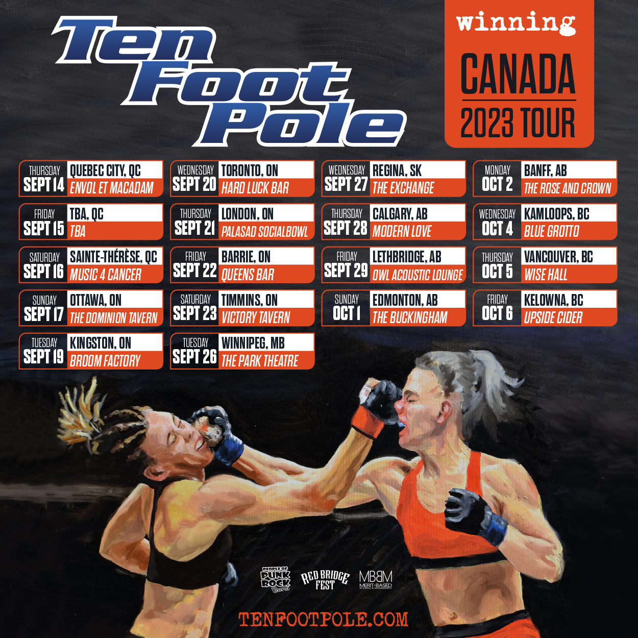 Ten Foot Pole - Winning Canada Tour w/Gut Balloon, RoughSleeper