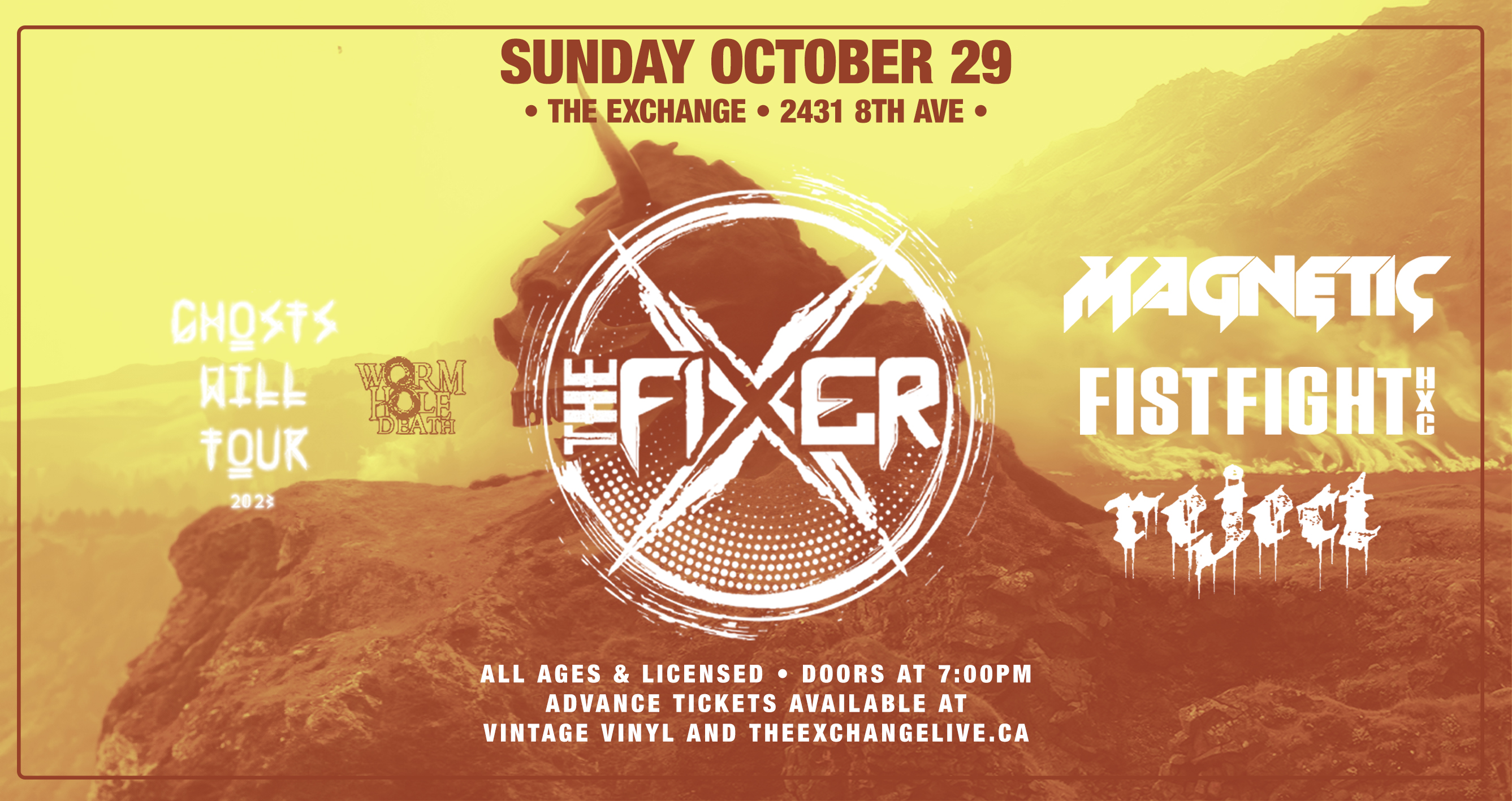 The Fixer - Ghosts Will Kill Tour w/Magnetic, Fistfight, Reject