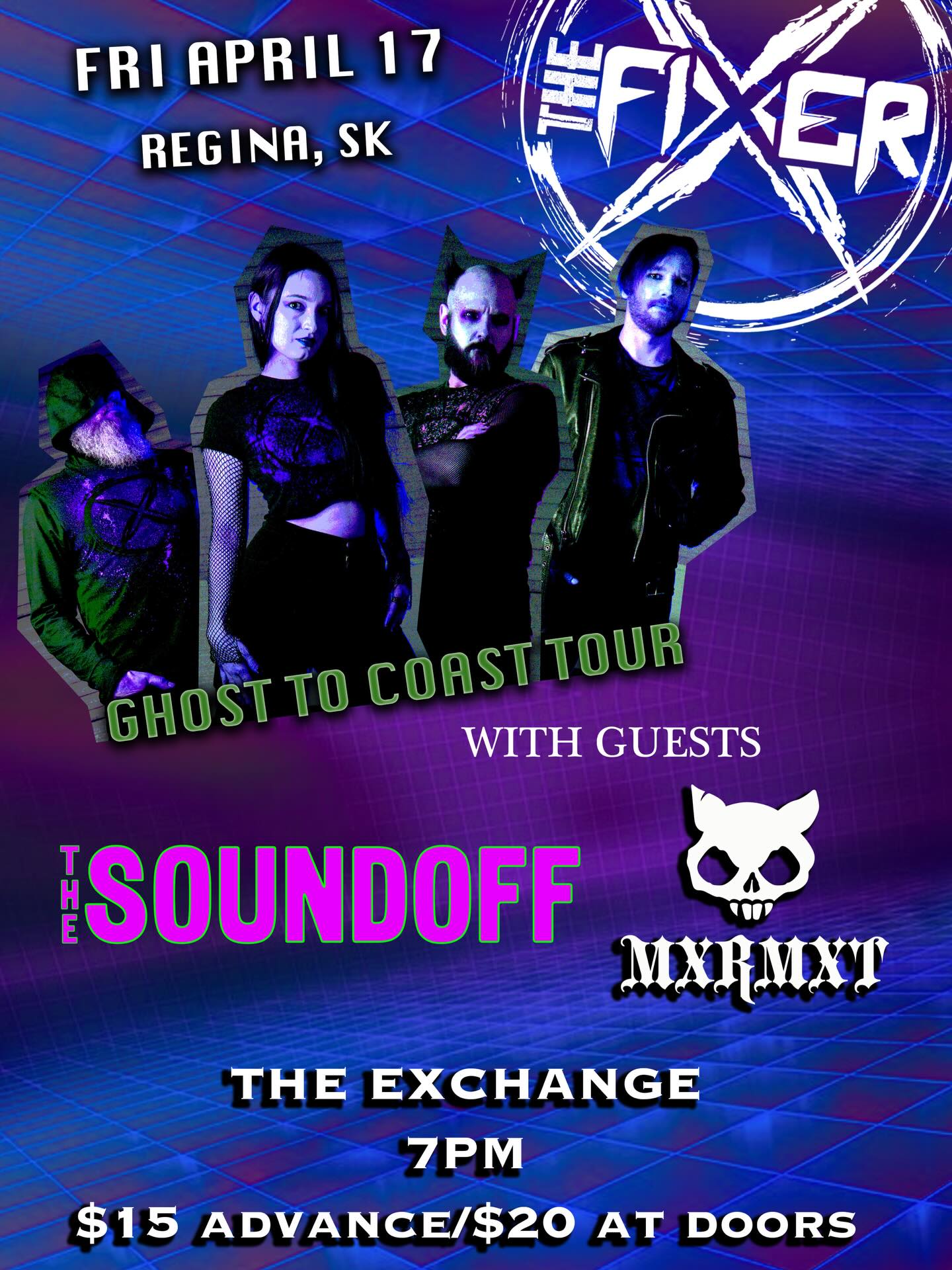 The Fixer - Ghost to Coast Tour w/The Soundoff, Marmottheband