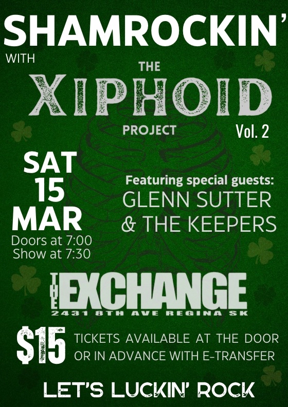 Shamrocking with The Xiphoid Project Vol. 2 w/Glenn Sutter & The Keepers 