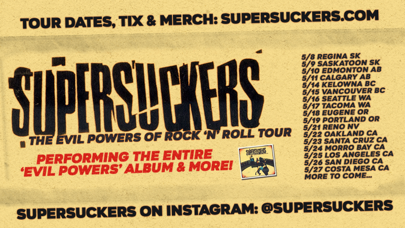 Supersuckers “The Evil Powers of Rock and Roll” 20th Anniversary Tour w/ Heavenly Bodies - Image 1