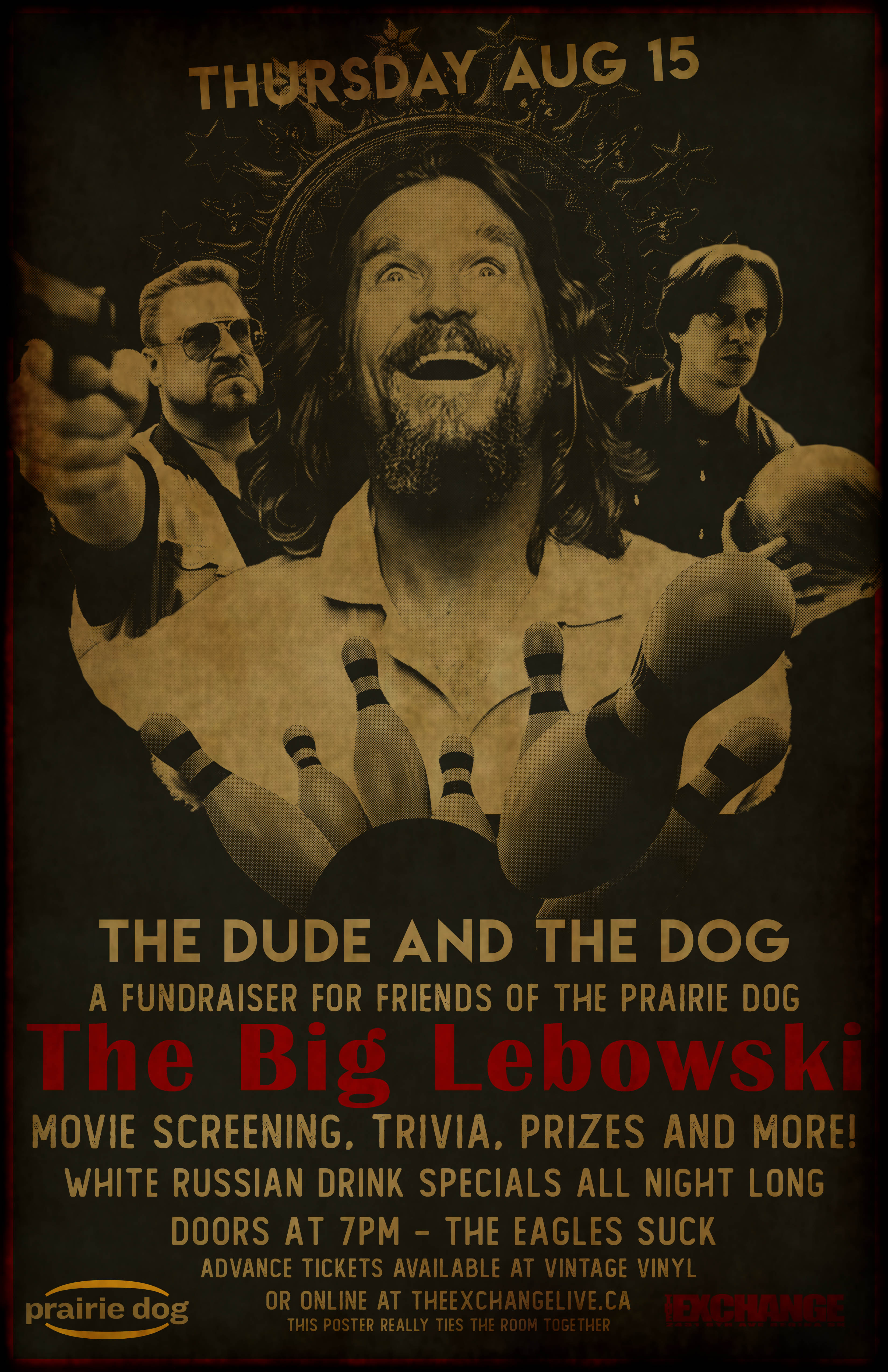 The Dude and The Dog - Big Lebowski screening - A Prairie Dog Fundraiser - Image 1